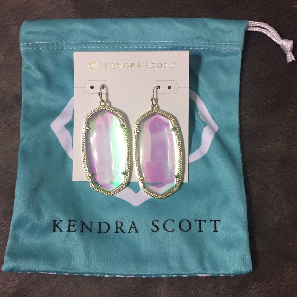 Dichroic glass Danielle earrings